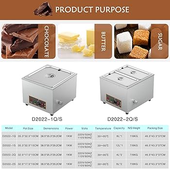 Amazon.co.jp : チョコレートテンパリングマシン（30〜95